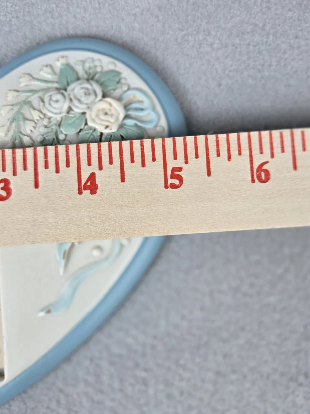 Vintage 1990 Heart-Shaped Floral Wall Thermometer - Cottagecore Decor